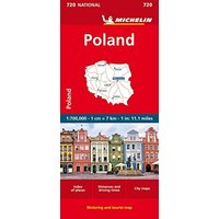 Michelin Polen: Straßen- und Tourismuskarte 1:700.000 (MICHELIN Nationalkarten)