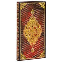 Golden Trefoil Slim Lined Hardcover Journal