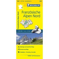 Michelin Französische Alpen Nord: Straßen- und Tourismuskarte 1:150.000 (MICHELIN Localkarten)
