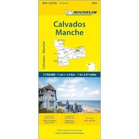Michelin Normandie West: Straßen- und Tourismuskarte 1:150.000 (MICHELIN Localkarten)