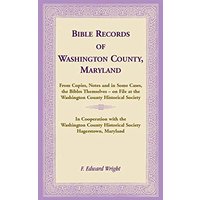 Bible Records of Washington County, Maryland
