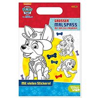 PAW Patrol: Großer Malspaß mit den Fellfreunden: Block mit Griff und 1 Stickerseite