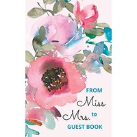 From Miss to Mrs - bridal shower guest book for advice and well wishes with gift log and memory pages - From Miss to Mrs - bridal shower guest book for advice and well wishes with gift log and memory pages - jetzt bei oelder-buchhandlung.de kaufen