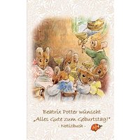 Beatrix Potter wünscht Alles Gute zum Geburtstag! Notizbuch ( Peter Hase ): Peter Hase, Notizbuch, Notebook, Einschreibbuch, Notizen, Original, ... Erwachsene, Geschenkbuch, Geschen