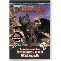 Dragons: Drachenstarker Sticker- und Malspaß: Sticker- und Malblock