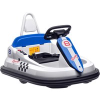 Aosom Electric Bumper Car for Kids 360 Rotation 6V Toddler Ride-on Toy Baby Bumping Car Perfect Gift White Aosom.com