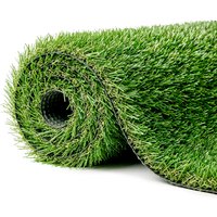 Outsunny 10 x 3 Artificial Turf Grass Green with UV Protection Drain Holes 125 Height Aosom.com