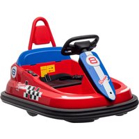 Aosom Electric Bumper Car for Kids 360 Rotation 6V Toddler Ride-on Toy Baby Bumping Car Perfect Gift Red Aosom.com