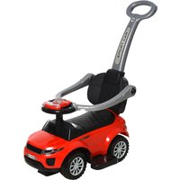Aosom Kids 3 in 1 Push Car Ride-On Stroller Sliding Walking Toy with Horn Music Light Secure Bar for Boys Girls 1-3 Years Old Red Aosom.com