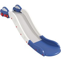 Qaba Extra Length Toddler Slide for Bed, Sofa, Easy to Assemble, Blue