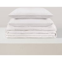MOMMESILK Washable & Soft Silk Comforter And Pillow Set