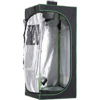 Outsunny Tenda da Coltivazione Idroponica in Mylar e Oxford 600D per Riflettere la Luce grow box grow tenda 60x60x140 cm Aosom