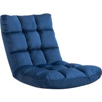 HOMCOM Adjustable Lazy Floor Sofa Chair Lounge Seat Gaming Couch Bed for Living Room Home Office Balcony | Aosom Ireland