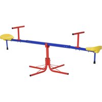 Outsunny Metal Seesaw for Kids, 360° Degree Rotating Outdoor Play Equipment, Swivel Teeter Totter, Durable Steel Construction | Aosom Ireland