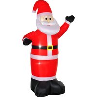 HOMCOM Inflatable 2.4m Santa Claus W/LED lights | Aosom Ireland
