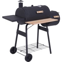Outsunny Portable Charcoal BBQ Grill Black | Aosom Ireland
