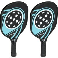 SPORTNOW Pickleball Set with 4 Paddles, 4 Balls, Carrying Bag, Lightweight and Durable, Black+Blue | Aosom Ireland