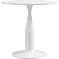 HOMCOM Round Dining Table, Modern Dining Room Table with Steel Base, Non-slip Foot Pad, Space Saving Small Dining Table | Aosom Ireland