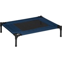 PawHut Elevated Pet Bed, Medium Size, Portable & Raised Cot for Dogs, Cats, Ideal for Camping, Blue | Aosom Ireland