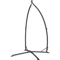 Outsunny Hammock Chair Stand, Hanging Heavy Duty Metal Frame Hammock Stand with Chain, for Hanging Hammock Air Porch Swing Chair, Egg Cahir | Aosom Ireland