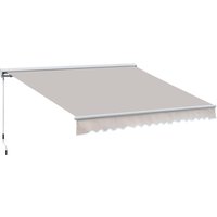 3.5Lx2.5M Retractable Awning Cream