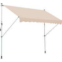 Aosom Enjoy 12% Off Outsunny 3x15m Retractable Garden Patio Awning in Beige
