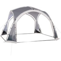 Outsunny Tente de camping dôme familiale pour 6-8 personnes avec 4 portes en filet zippées, tissu Oxford crochet pour lampe