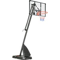 SPORTNOW Höhenverstellbarer Basketballständer 293-350 cm mit rollbarem Backboard aus Stahl für Garten & Sportplatz Aosom.de
