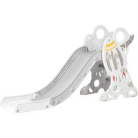 AIYAPLAY Toboggan pour enfants toboggan intérieur pour enfant, de 18 à 36 mois, jusqu'à 30 kg, 157L x 46,5l x 80H cm, gris