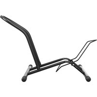SPORTNOW Porte-vélos en acier pour stationnement de vélos support vélo sol pour l'intérieur et l'extérieur 59x41x38 cm Noir