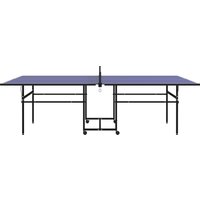 SPORTNOW Table de tennis de table ping-pong pliable compacte 4 roulettes pour intérieur et extérieur 274L x 152,5l x 75,5H cm