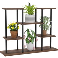 Outsunny Four-Tier Wooden Shelf Plant Stand | Aosom Ireland