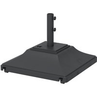 Square Parasol Base Wheels 38mm 48mm Heavy Duty Plastic Umbrella Stand Fillable Parasol Stand Outdoor Patio Umbrella