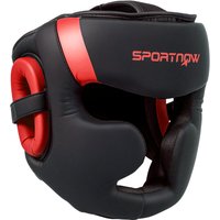 SPORTNOW Boxing Headguard, Boxing Headgear Helmet with Adjustable Strap for Full Face Protection for Kickboxing Sparring Martial Arts Karate, Red | Aosom Ireland