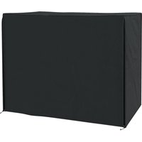 Outsunny Housse de Protection balancelle de Jardin 3 places, bâche étanche et anti-UV 420D, dim. 2,20L x 1,25l x 1,72H m PE Noir