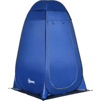 Outsunny Pop-Up Zelt Duschzelt Toilettenzelt für Camping mobile Outdoor Toilette mit Tragetasche 126x124x189cm ideal für Festivals & Reisen Aosom.de