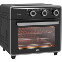 Air Fryer Oven Countertop Mini Oven 1400W Oil Less Convection Cooker Timer & Adjustable Temperature Aosom UK