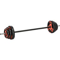 Read more about Sportnow 20kg Barbell Weights Set- Adjustable Weight Set- Free Body Pump Bar And Weights- Weight Lifting Strength Training Equipment For Home Gym Exercise