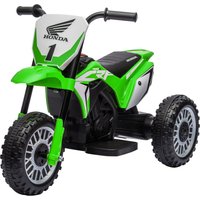 HOMCOM Moto électrique enfants moto cross licence Honda CRF450RL 3 roues batterie 6V enfants 18-36 mois vert