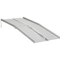 HOMCOM Rampa per Sedia a Rotelle in Lega di Alluminio Antiscivolo Capacità 272kg, 183x72x5cm Aosom
