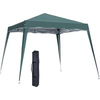 Aosom Outsunny Spacious PopUp Gazebo Tent 3x3m Quick Setup for Garden and Outdoor Use Green