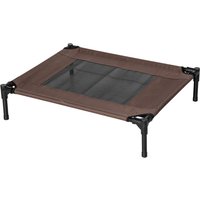 PawHut Lit pour chien chat lit de camp grand confort sur pieds tissu oxford textilène micro-perforé