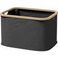HOMCOM Panier à linge pliable 36 L corbeille linge sale avec poignées rainurées pour salle de bain chambre à coucher buanderie