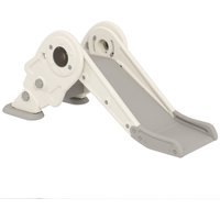 AIYAPLAY 3 en 1 Toboggan pour enfants avec panier de basket et escalade, toboggan intérieur pour enfants pliable, de 2 à 5 ans