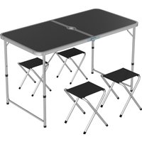 Outsunny Four-Person Foldable Aluminium Picnic Set | Aosom Ireland