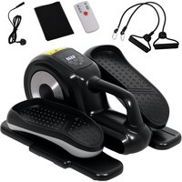 SPORTNOW Under Desk Elliptical Machine, Sit Down Pedal Exerciser with Forward and Reverse Motion, 12 Programs, LCD Monitor Aosom UK