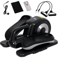 SPORTNOW Elliptique de bureau vélo elliptique électrique avec télécommande écran LCD 12 vitesses réglables 45 x 38 x 25 cm noir