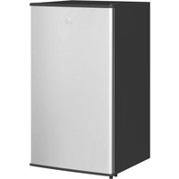HOMCOM Réfrigérateur congélateur petit réfrigérateur 91 L étagères modulables design sous-comptoir 47,5 x 44,2 x 84 cm noir
