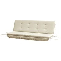 Outsunny Set de coussins pour balancelle Hollywood 170 cm Coussin de siège Coussin de balancelle Coussin de jardin Coussin de dossier Coussin latéral Beige