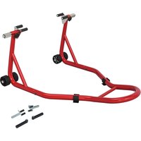 Rear Motorcycle Paddock Stand Motorbike Stand Anti Slip Mat U Shaped L Shaped Adapters Capacity 18" 17" 10" Tyre